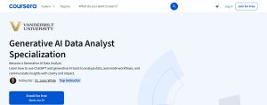 مسار Generative AI Data Analyst Specialization